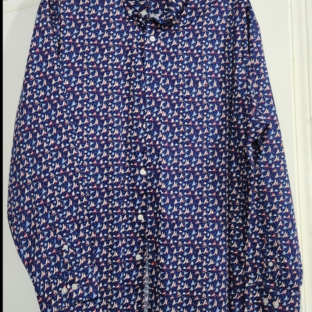 NWOT Men's Daniel Cremieux Signature Collection Long Sleeve Button Down XL